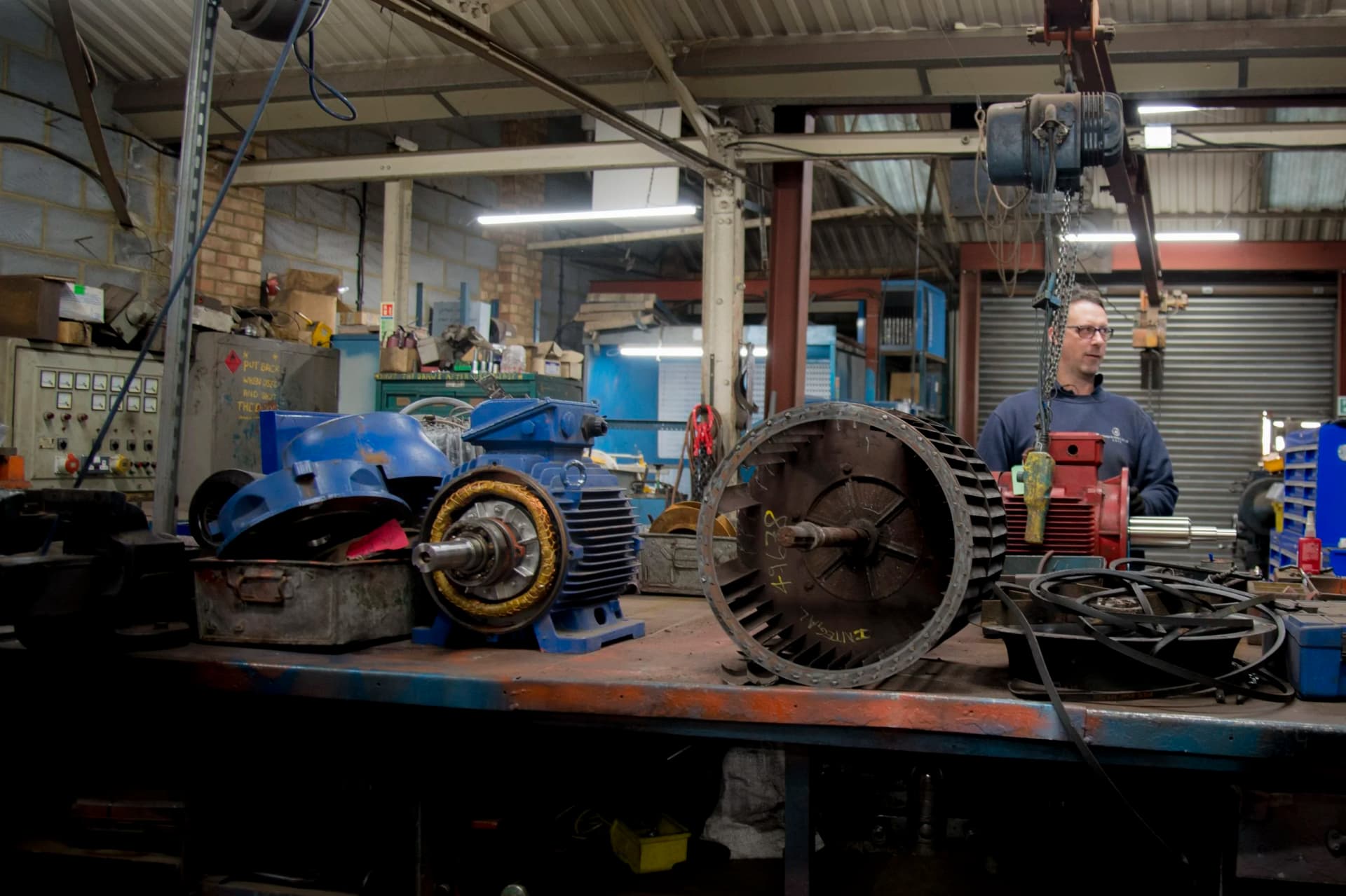 P & M Facility Services / Pumps & Motors (UK) Ltd, shop facility, Barking Essex
