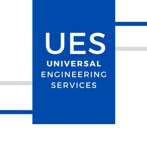Universal Engineering Services LLC (UES) logo, electric motor repair