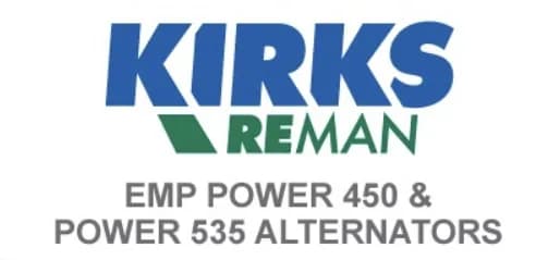 Kirk's Automotive Inc. logo, electric motor repair