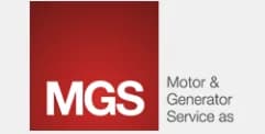 MGS AS logo, electric motor repair