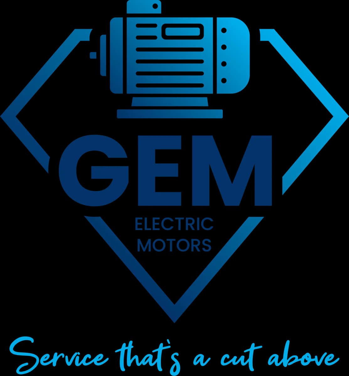 GEM Electric Motors logo, electric motor repair